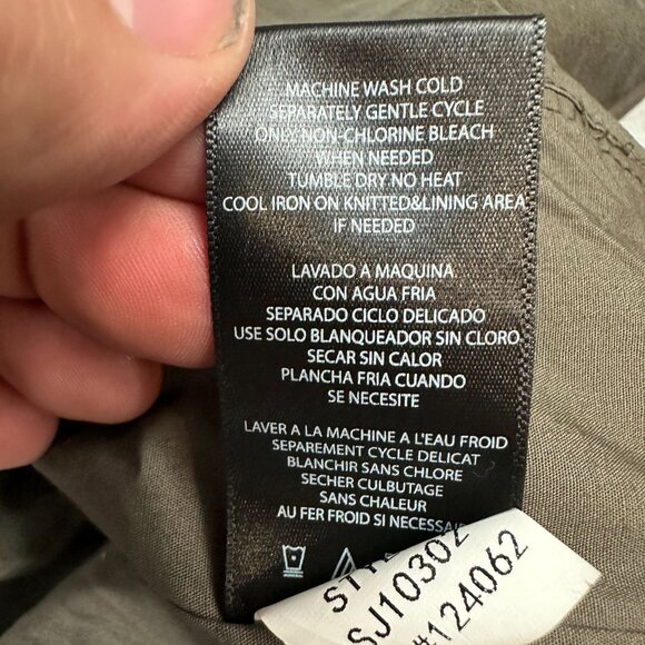 Edyson Womens Medium Faux Suede Waterfall Jacket Draped Front & Long Sleeves - Picture 5 of 7